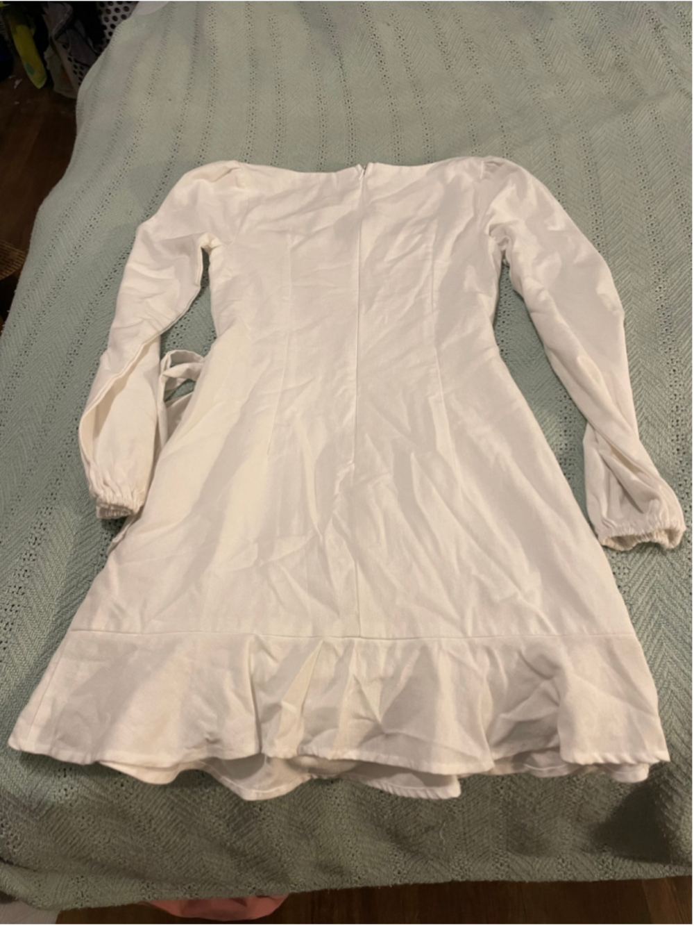 Princess Polly “The Villa” Mini faux wrap babydoll Dress Size 4 cottagecore - Picture 8 of 8